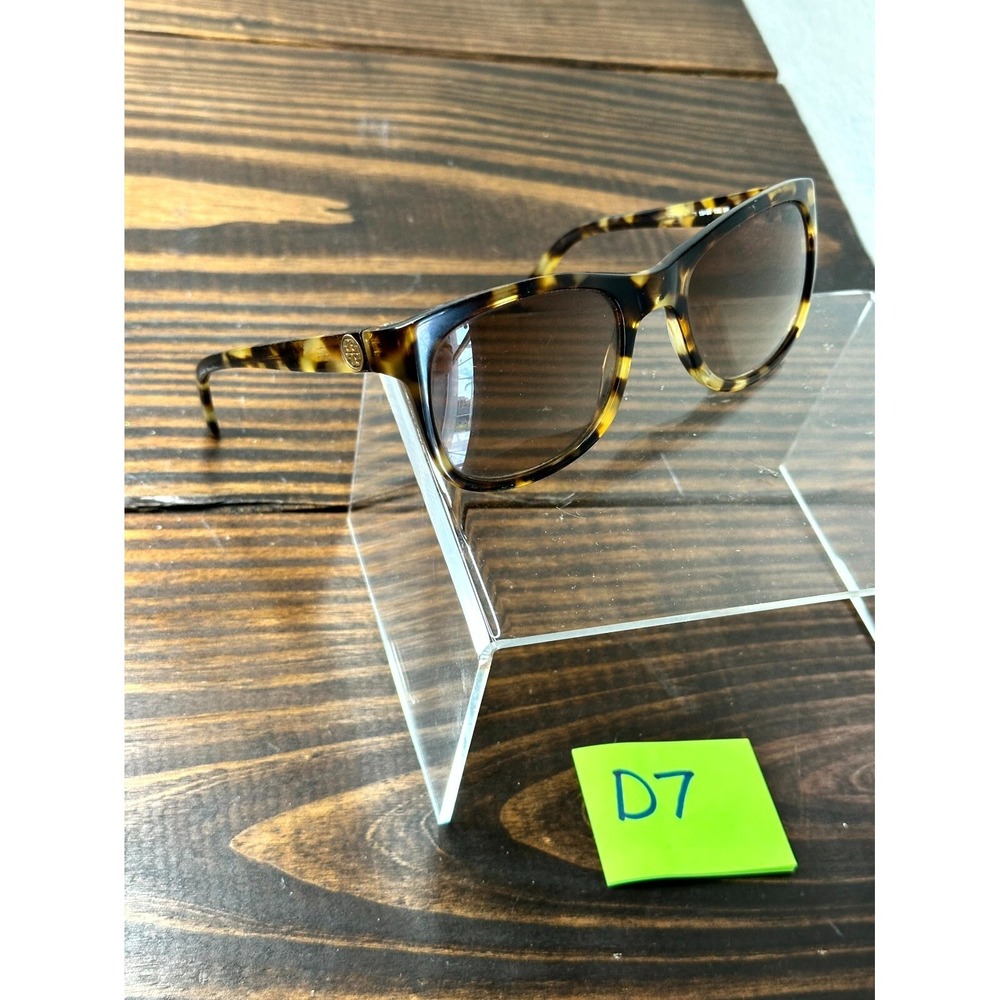 Tory Burch Women Brown Tortoise Frame with Brown Lens Full Rim Square Sunglasses